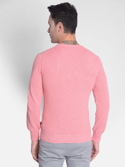 Pink Sweater-Men Sweaters-Crimsoune Club