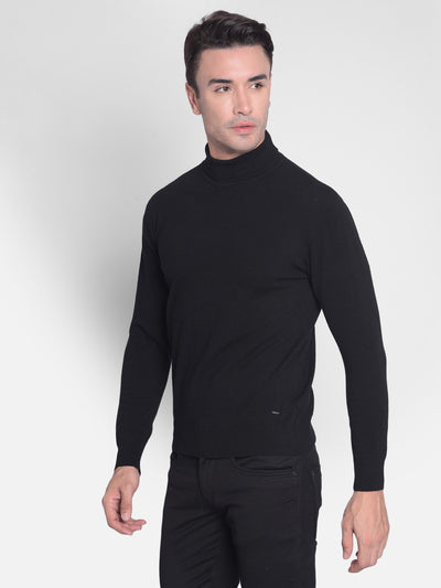 Black Sweater-Men Sweaters-Crimsoune Club