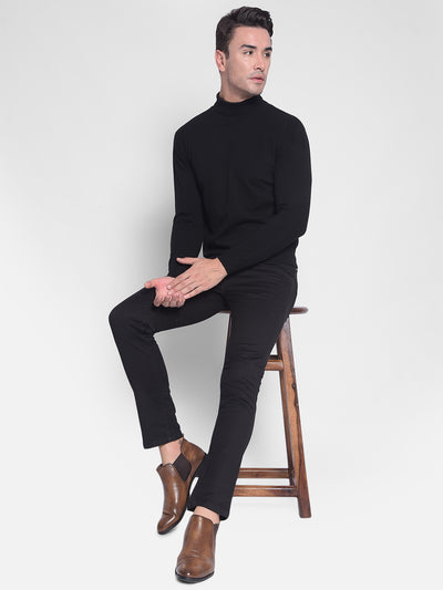 Black Sweater-Men Sweaters-Crimsoune Club