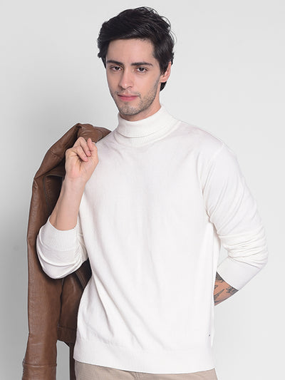 White Sweater-Men Sweaters-Crimsoune Club