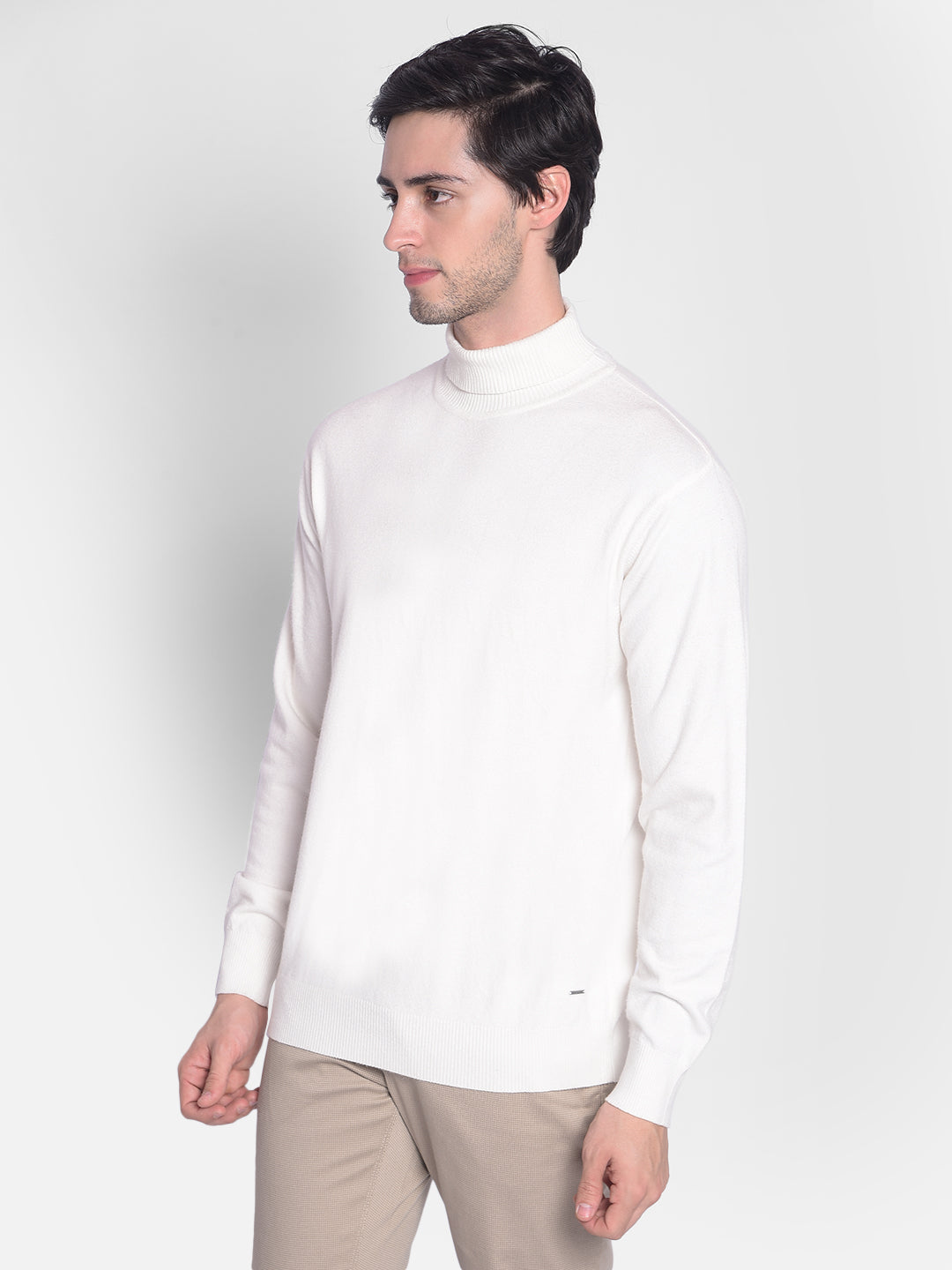 White Sweater-Men Sweaters-Crimsoune Club