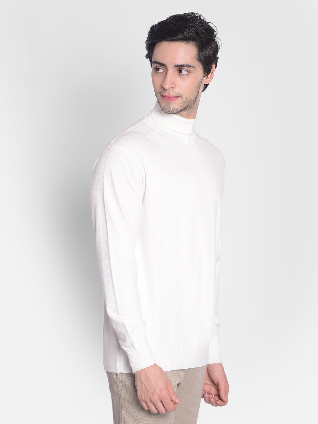 White Sweater-Men Sweaters-Crimsoune Club