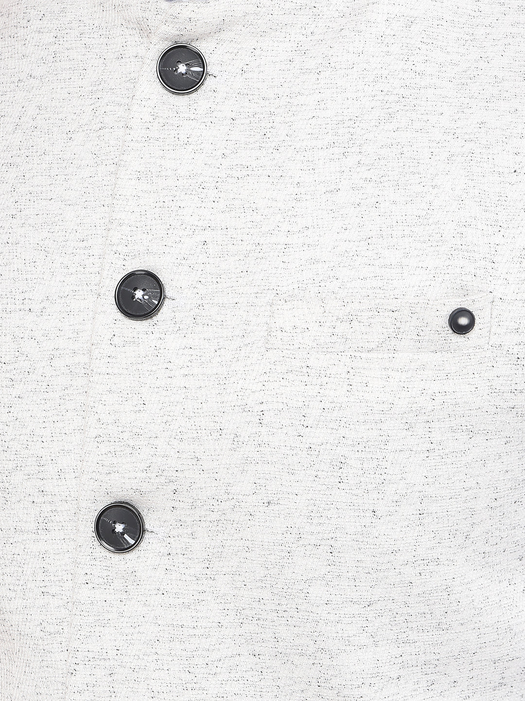 White Printed Waist Coat-Men Waistcoats-Crimsoune Club