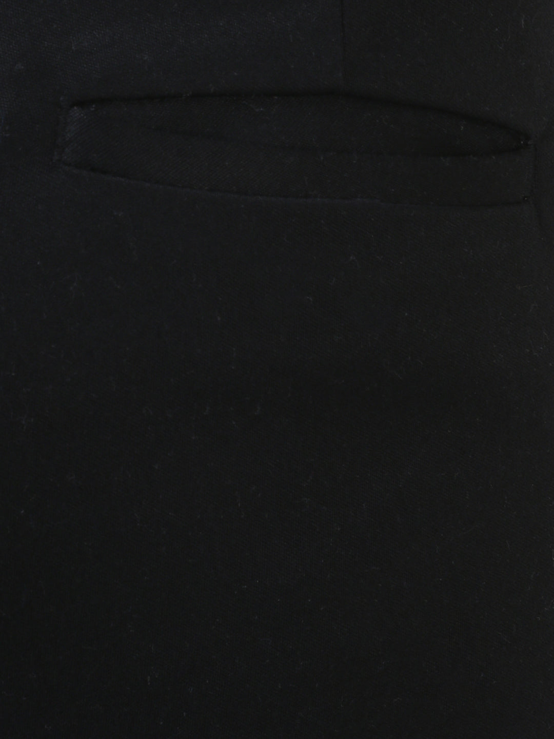 Black Solid Trouser-Women Trousers-Crimsoune Club