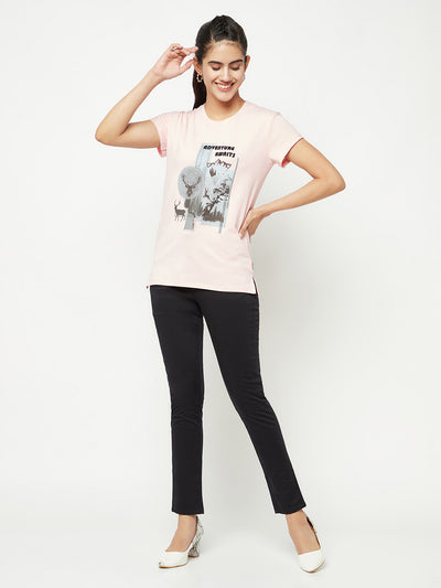 Black Straight Trousers-Women Trousers-Crimsoune Club