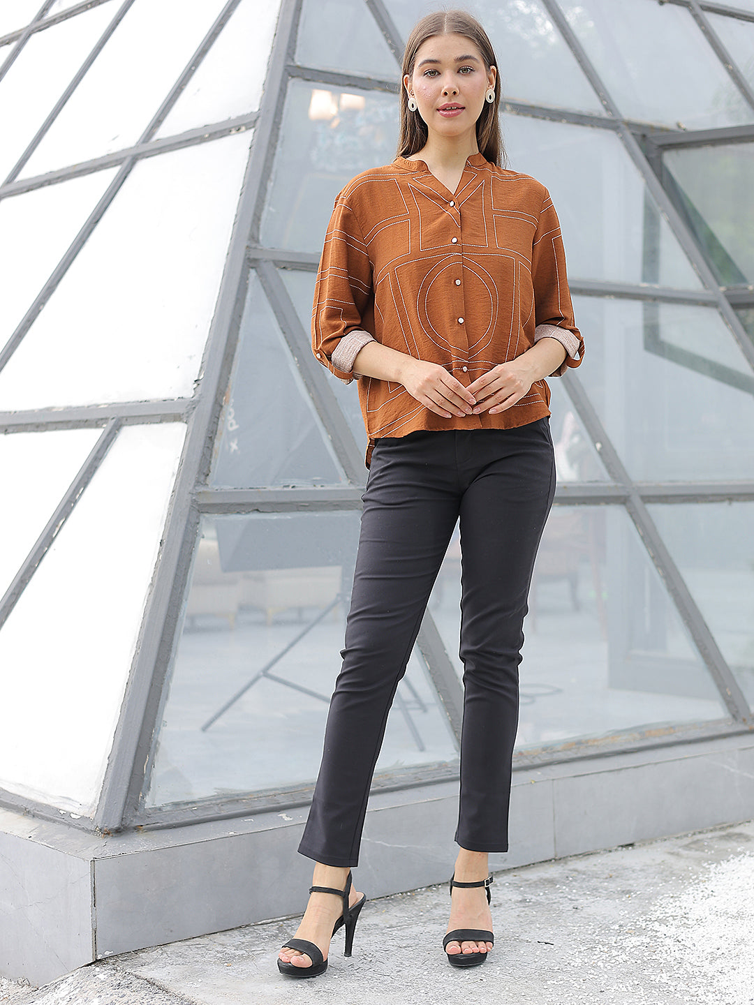 Classic Black Trousers-Women Trousers-Crimsoune Club