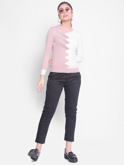 Black Slim Trousers-Women Trousers-Crimsoune Club