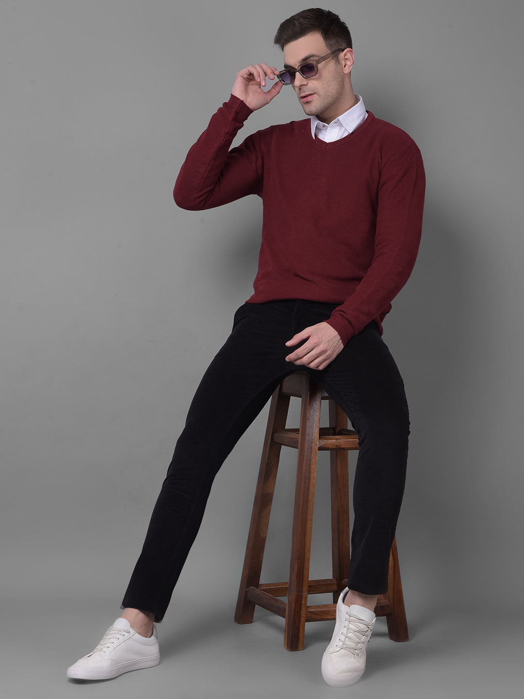 Black Trousers-Men Trousers-Crimsoune Club