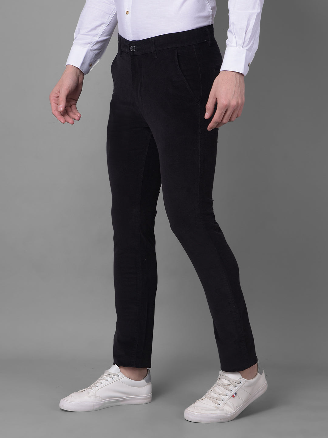 Black Trousers-Men Trousers-Crimsoune Club