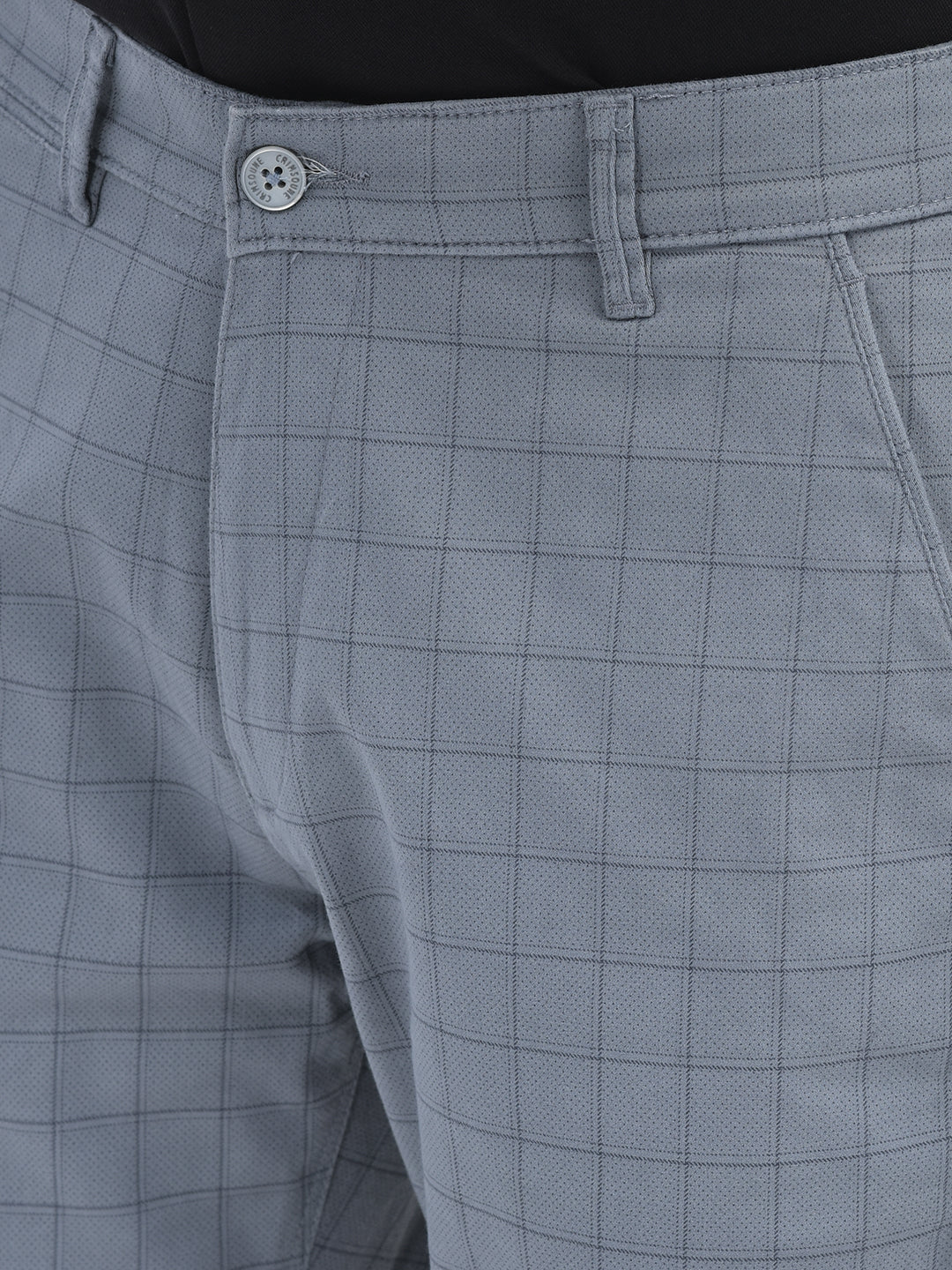 Printed Grey Trousers-Men Trousers-Crimsoune Club