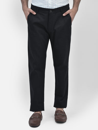 Black Trousers-Men Trousers-Crimsoune Club