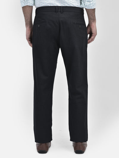 Black Trousers-Men Trousers-Crimsoune Club