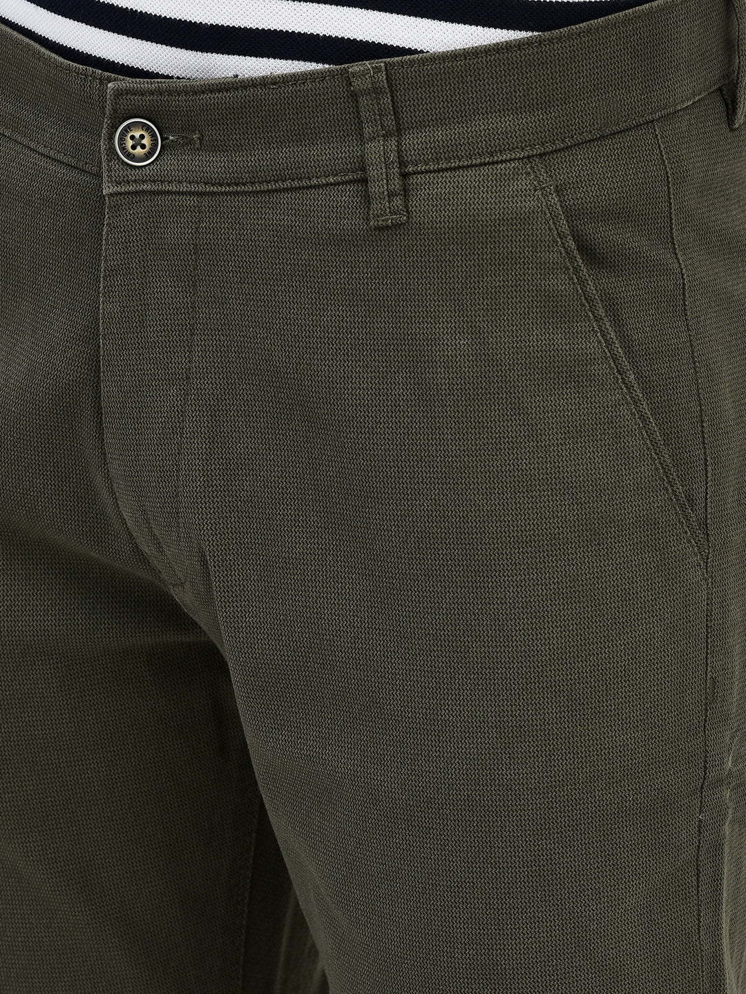 Olive Trousers-Men Trousers-Crimsoune Club