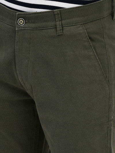 Olive Trousers-Men Trousers-Crimsoune Club