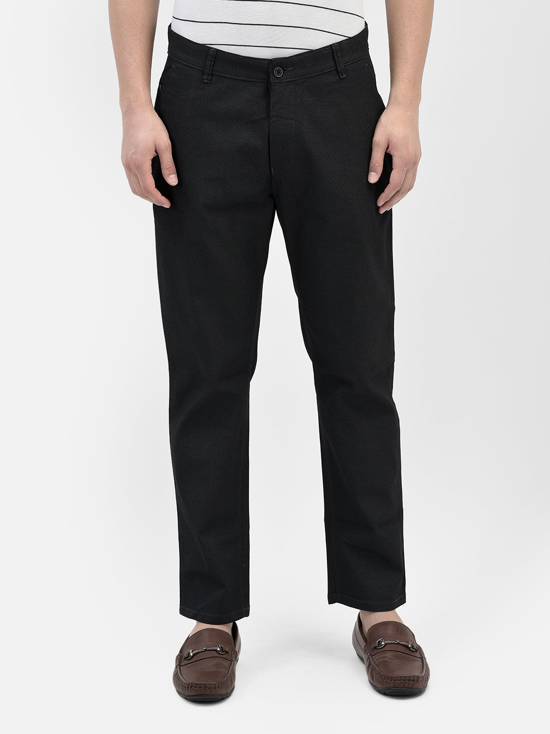 Black Trousers-Men Trousers-Crimsoune Club