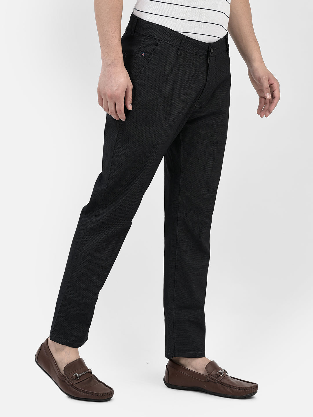 Black Trousers-Men Trousers-Crimsoune Club