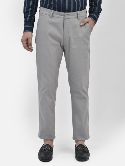 Grey Trousers-Men Trousers-Crimsoune Club