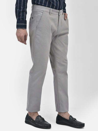 Grey Trousers-Men Trousers-Crimsoune Club