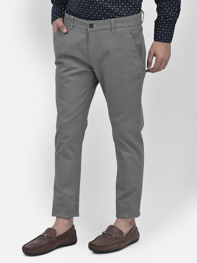 Grey Trousers-Men Trousers-Crimsoune Club