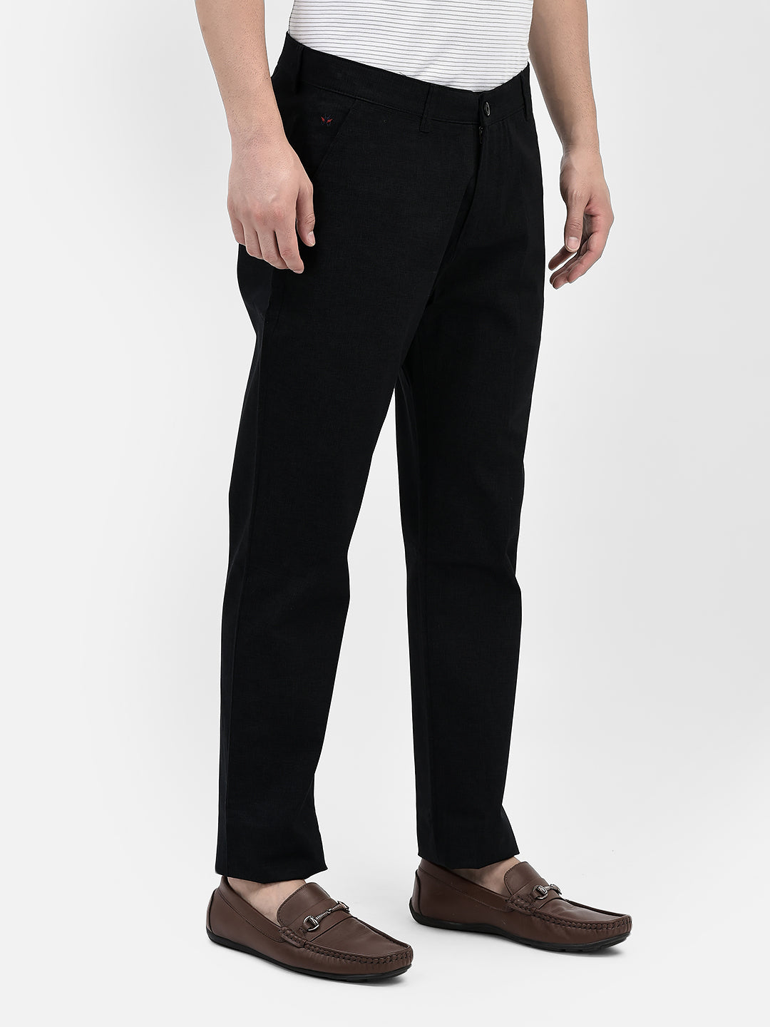 Black Trousers-Men Trousers-Crimsoune Club