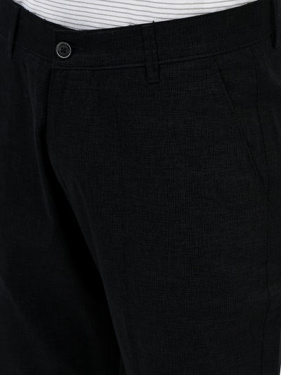 Black Trousers-Men Trousers-Crimsoune Club