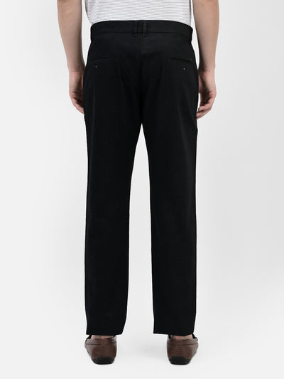 Black Trousers-Men Trousers-Crimsoune Club