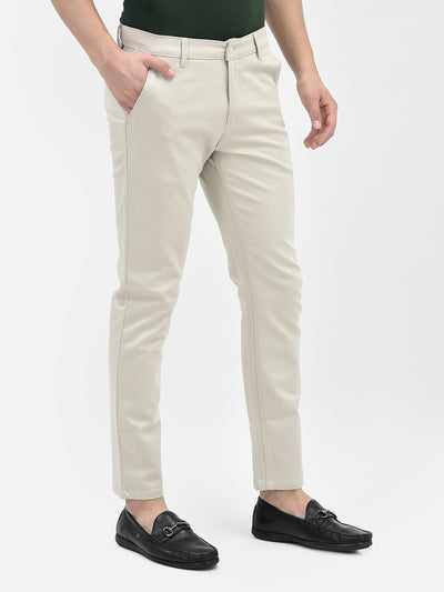 Off White Trousers-Men Trousers-Crimsoune Club