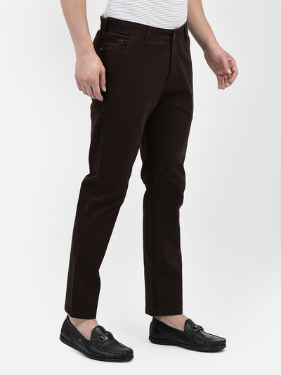 Brown Trousers-Men Trousers-Crimsoune Club