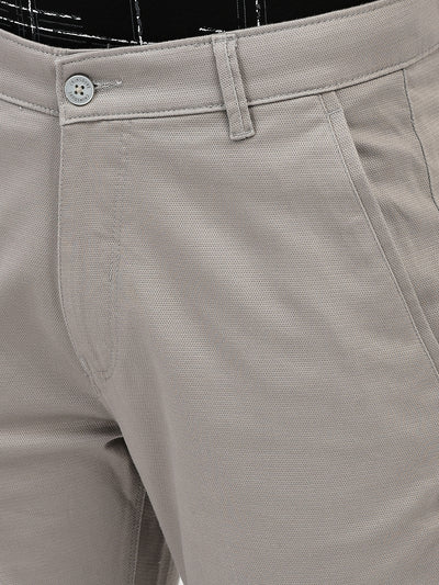 Grey Chinos Trousers-Men Trousers-Crimsoune Club