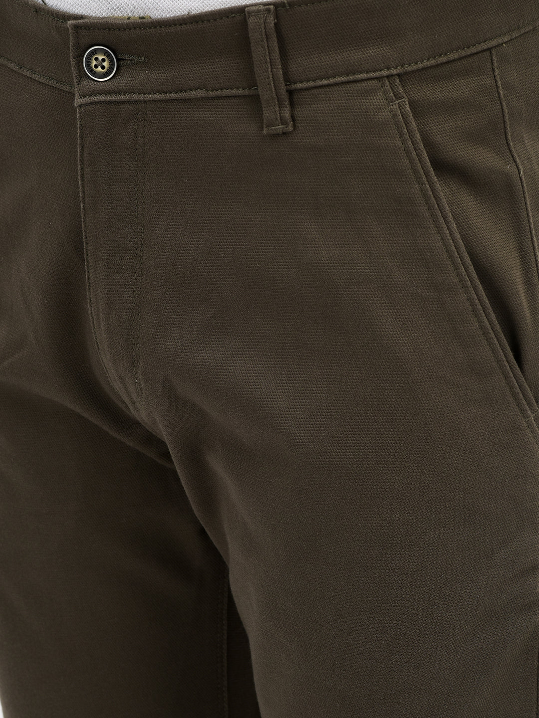 Olive Trousers-Men Trousers-Crimsoune Club