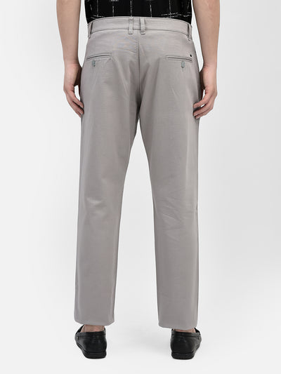 Grey Trousers-Men Trousers-Crimsoune Club