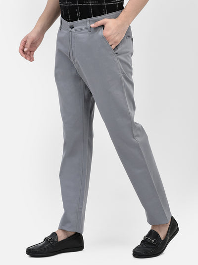 Light Blue Chinos Trousers-Men Trousers-Crimsoune Club