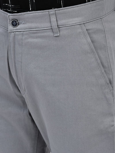 Light Blue Chinos Trousers-Men Trousers-Crimsoune Club