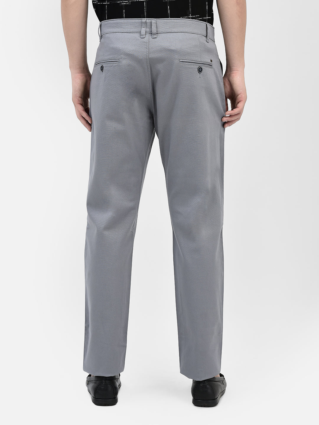 Light Blue Chinos Trousers-Men Trousers-Crimsoune Club