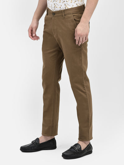 Brown Trousers-Men Trousers-Crimsoune Club