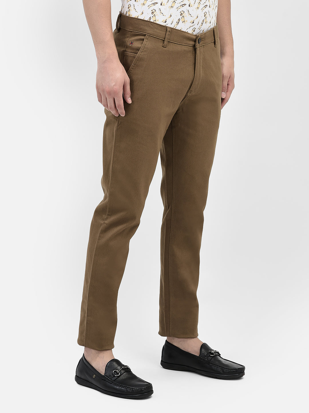 Brown Trousers-Men Trousers-Crimsoune Club