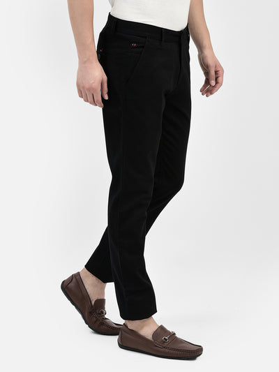 Black Trousers-Men Trousers-Crimsoune Club