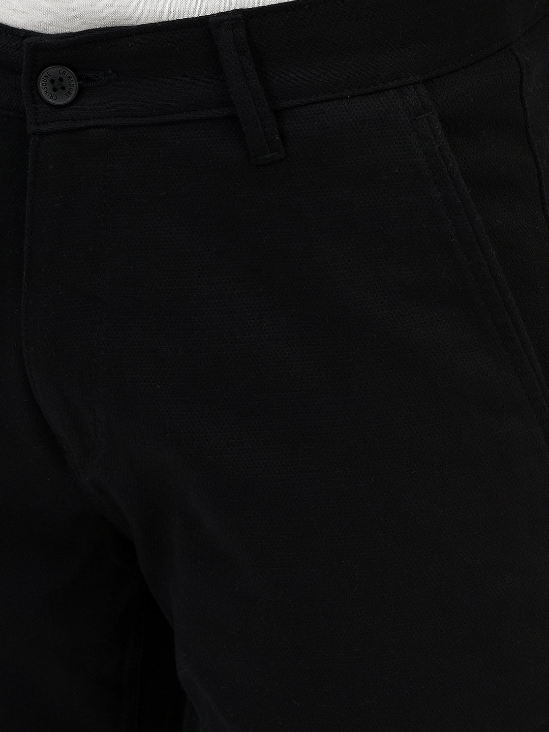 Black Trousers-Men Trousers-Crimsoune Club