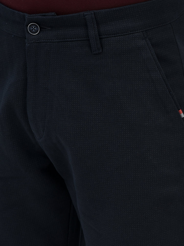 Navy Blue Trousers-Men Trousers-Crimsoune Club
