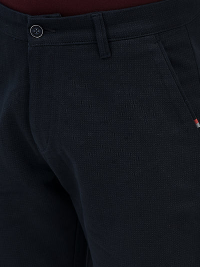 Navy Blue Trousers-Men Trousers-Crimsoune Club