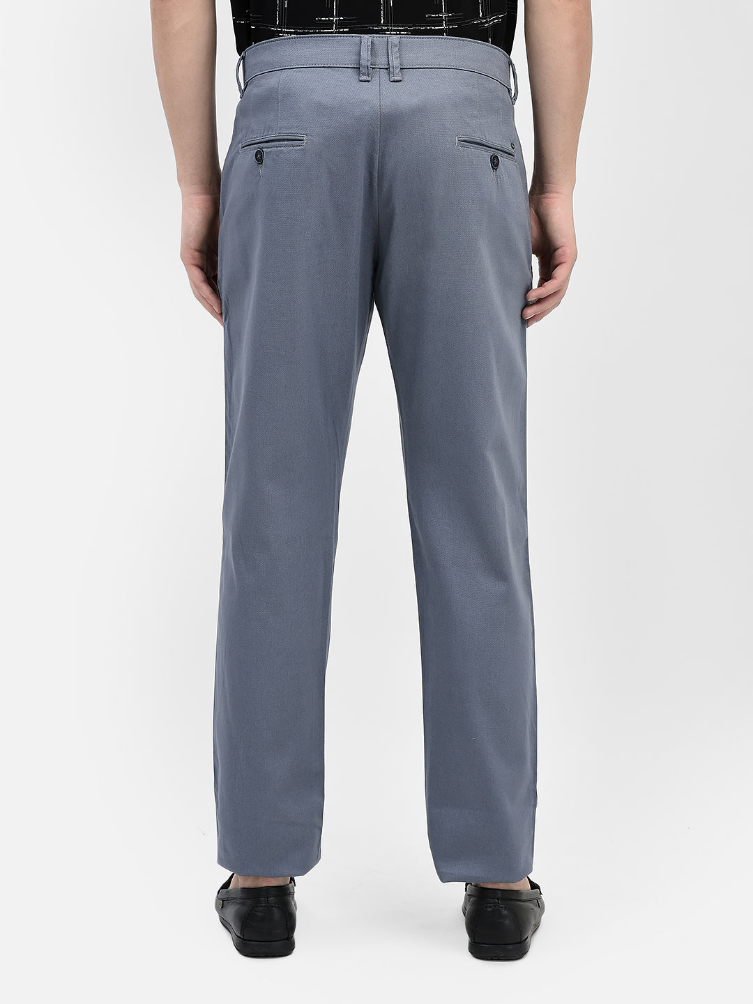 Light Blue Chinos Trousers-Men Trousers-Crimsoune Club