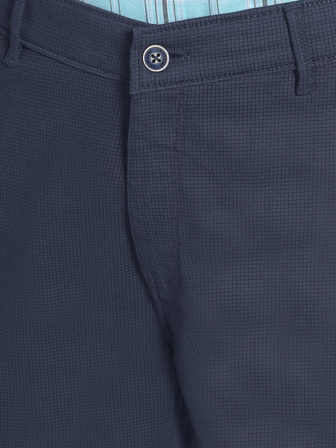 Navy Blue Trousers-Men Trousers-Crimsoune Club