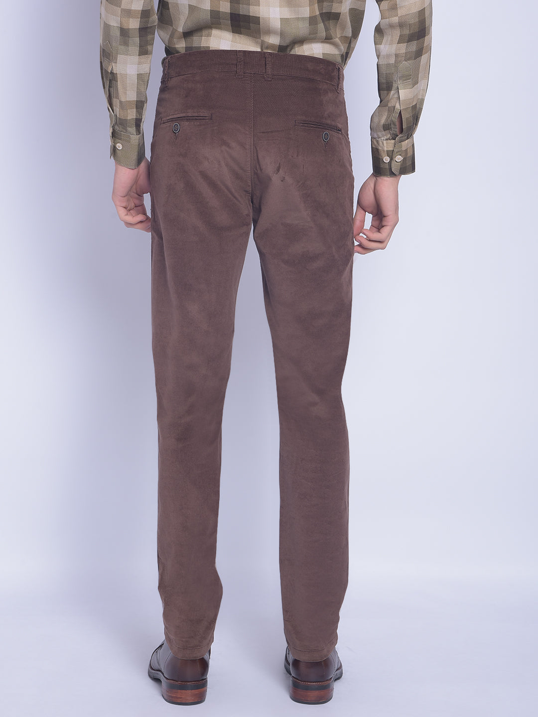 Brown Trousers-Men Trousers-Crimsoune Club