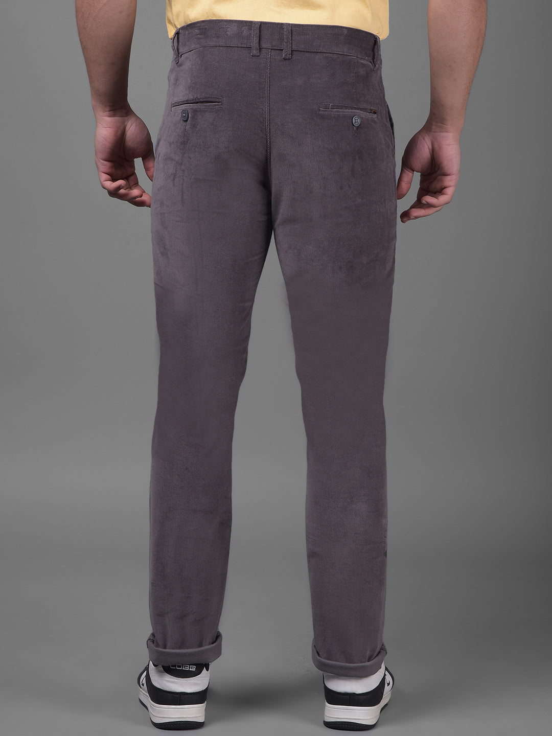 Grey Trousers-Men Trousers-Crimsoune Club