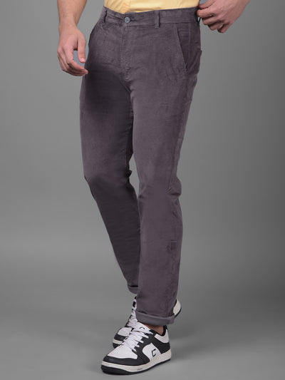 Grey Trousers-Men Trousers-Crimsoune Club