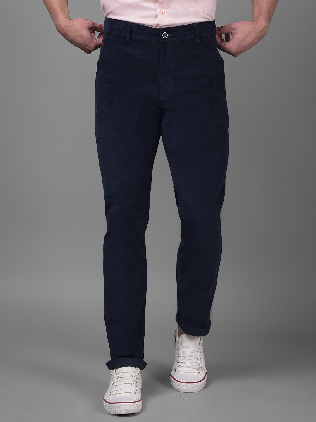 Blue Trousers-Men Trousers-Crimsoune Club