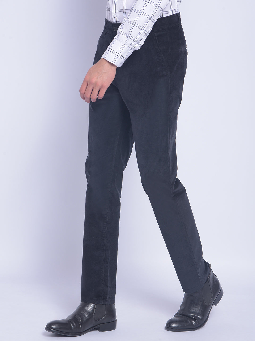 Black Trousers-Men Trousers-Crimsoune Club