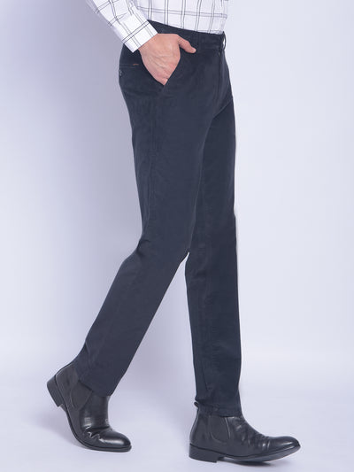 Black Trousers-Men Trousers-Crimsoune Club