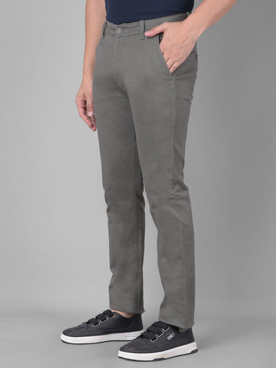Grey Trousers-Men Trousers-Crimsoune Club