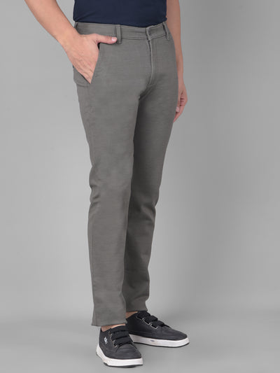 Grey Trousers-Men Trousers-Crimsoune Club